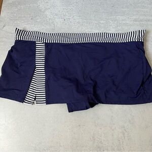 Anne Cole Swim Skirt L
